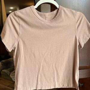 lululemon athletica Short Sleeve Tee in Beige